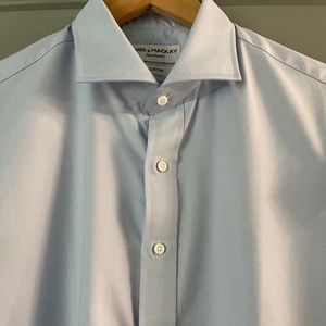 Spier & Mackay Thomas Mason Sky Blue Twill - NEW